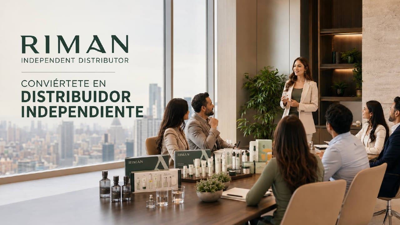 Conviértete en distribuidor independiente RIMAN
